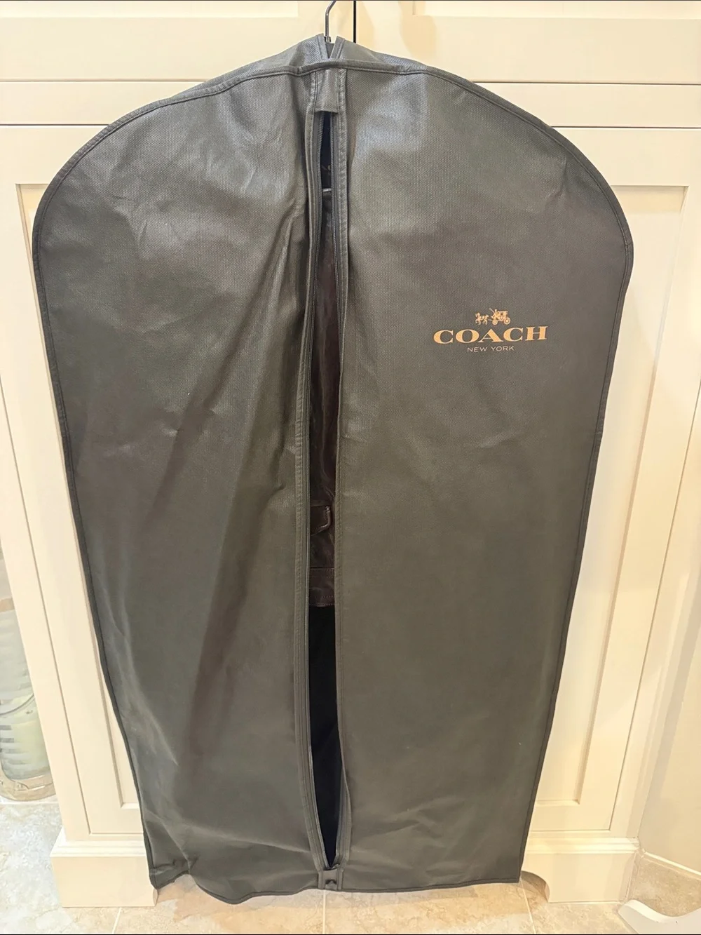 Coach Women’s Oxblood Leather Biker Jacket